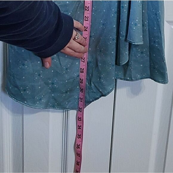 August 1 Eight Dress Extra Small Midi Dress Teal - Picture 14 of 16